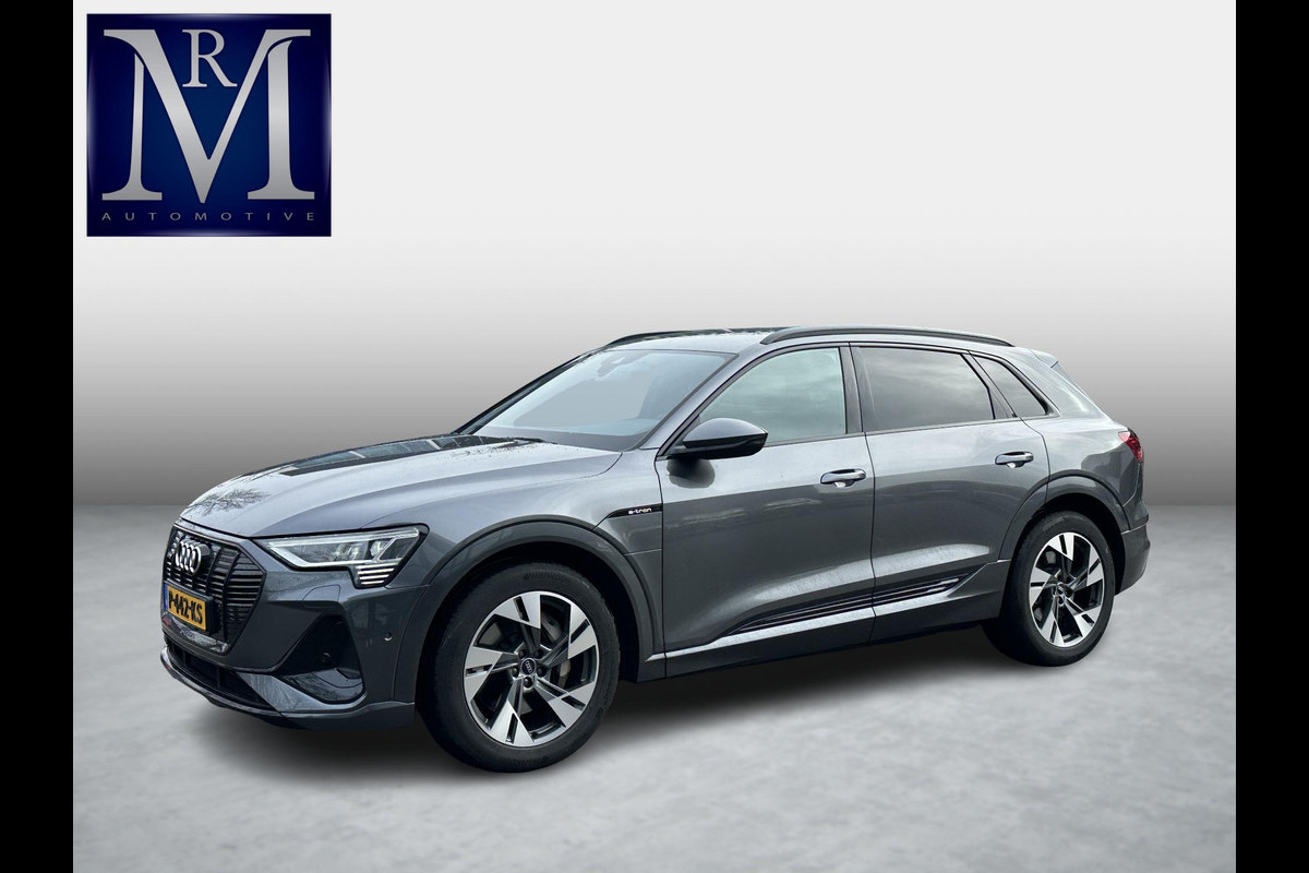 Audi e-tron 55 quattro S edition 95 kWh S-LINE BINNEN & BUITEN | SOH 94% | ORIG. NL AUTO | CAMERA | ELEK. KOFFERBAK | ADAPTIEVE CRUISE CONTROL | STOELVERWARMING | MEMORY SEATS |AFN. TREKHAAK | AUDI DEALER ONDERHOUDEN | RIJKLAAR + 12 MND BOVAG GARANTIE