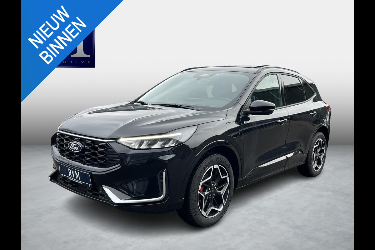 Ford Kuga 2.5 PHEV ST-Line X NIEUWE AUTO | FABRIEKSGARANTIE WINTERPACK | PANO | 360 CAMERA| ELEK. ACHTERKLEP| ACHTERBANK VERWARMD| STOEL + STUURVERWARMING| SUPER COMPLEET!