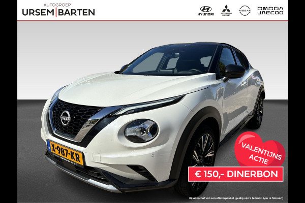 Nissan Juke 1.0 DIG-T N-Design | Half leder stof interieur | 360 graden camera | Navigatie |