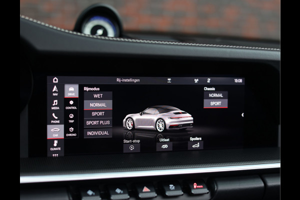 Porsche 911 Cabrio 3.0 Carrera 4S | Krijt - Sport Chrono - Burmester