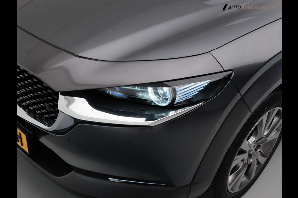 Mazda CX-30 2.0 e-SkyActiv-X M Hybrid Luxury (SCHUIFDAK,KEYLESS,360 CAMERA,ADAPTIVE CRUISE,TREKHAAK,DODEHOEK,BOSE,HEAD UP DISPLAY)
