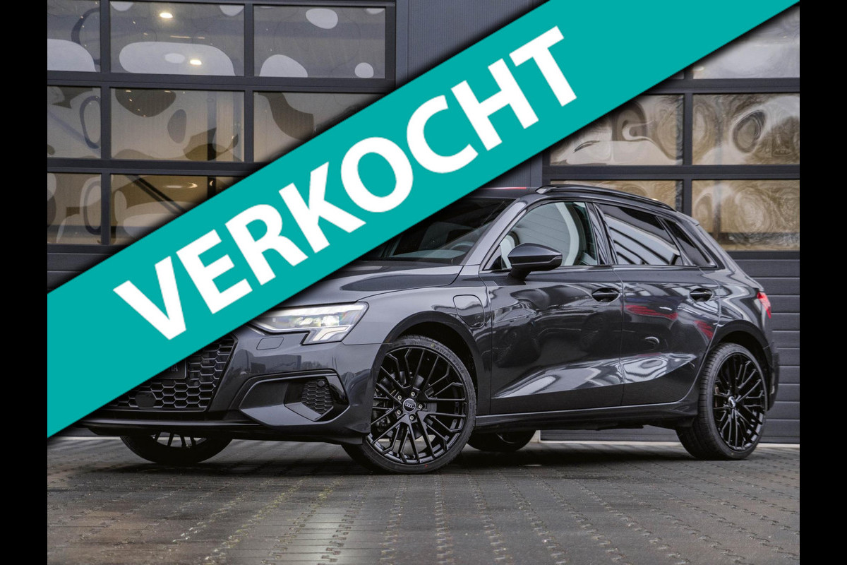 Audi A3 Sportback 40 TFSI e 3x S-line Comp.|B-Edition|B&O|Stoelverw.|Clima|Camera|Adapt. Cruise|Carplay