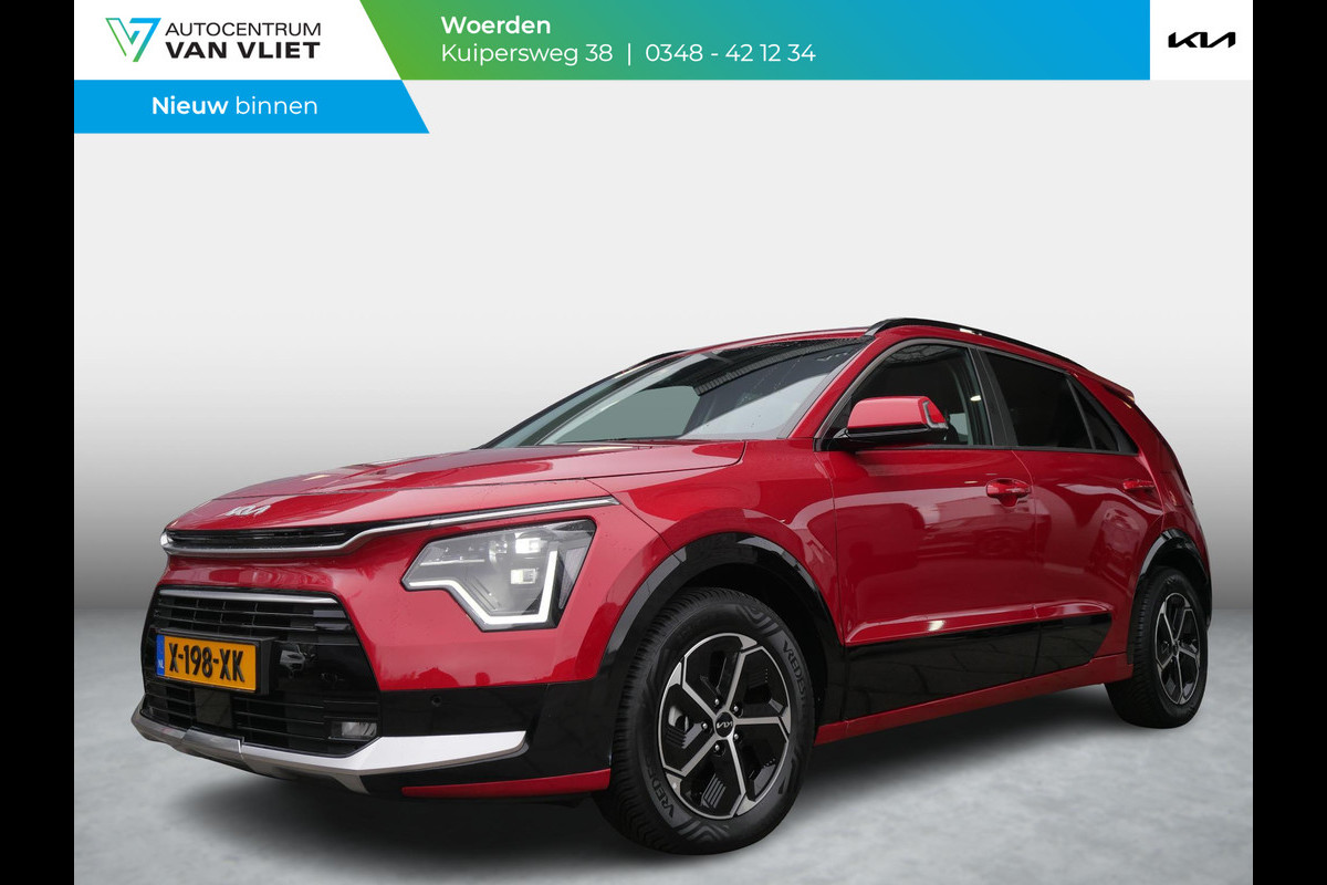 Kia Niro 1.6 GDi Hybrid DynamicPlusLine | Cruise | Clima | Camera | Carplay | Navi | Schuif-kanteldak | Keyless |