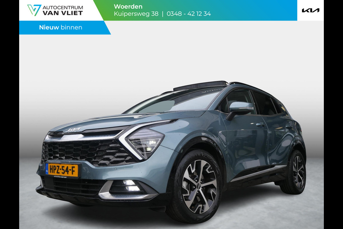 Kia Sportage 1.6 T-GDi Hybrid DynamicPlusLine | Cruise | Clima | Carplay | Camera | Schuif-kanteldak | Keyless |