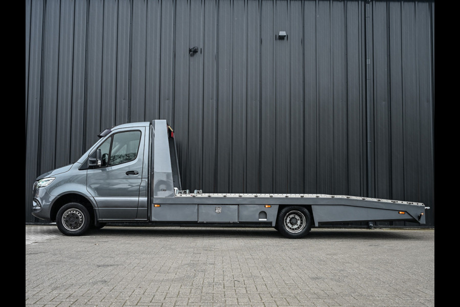 Mercedes-Benz Sprinter 519 3.0 CDI L3 EURO VI-D · NL Auto · Tijhof opbouw · Luchtvering · Trekhaak · Opbergvakken L+R · Distronic · Led · 6 Cillinder ·