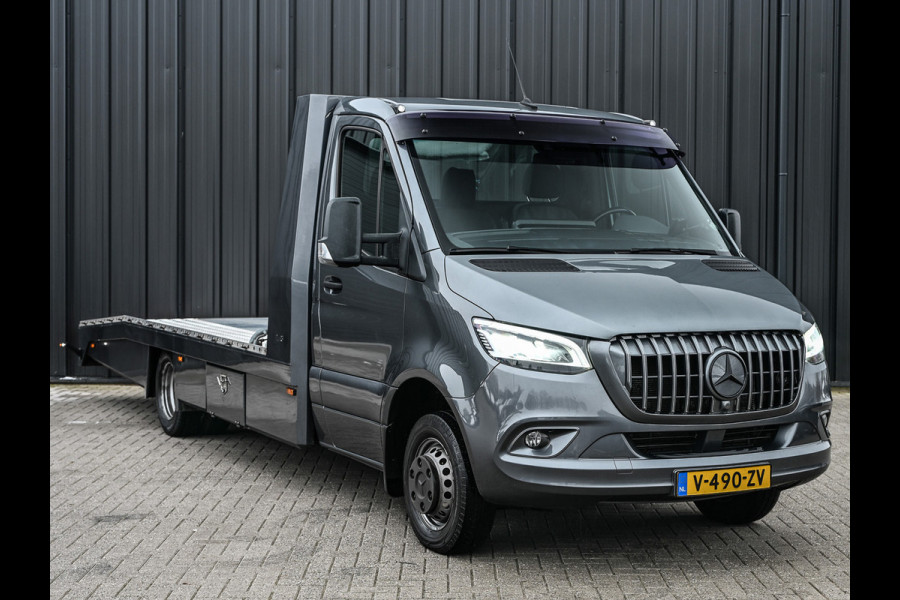 Mercedes-Benz Sprinter 519 3.0 CDI L3 EURO VI-D · NL Auto · Tijhof opbouw · Luchtvering · Trekhaak · Opbergvakken L+R · Distronic · Led · 6 Cillinder ·
