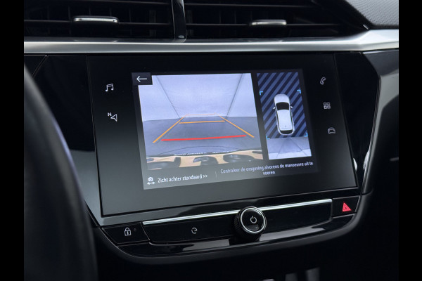 Opel CORSA-E Elegance 50kWh SOH 91% Panoramadak Adap.Cruise Warmtepomp 360°Camera Navi Ecc Apple Carplay Android Auto Pdc Lane Assist Lmv Privacy Glas Regen-Lichtsensor Led Keyless Zeer complete en keurig onderhouden Electrische Opel Corsa