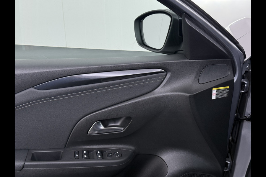 Opel CORSA-E Elegance 50kWh SOH 91% Panoramadak Adap.Cruise Warmtepomp 360°Camera Navi Ecc Apple Carplay Android Auto Pdc Lane Assist Lmv Privacy Glas Regen-Lichtsensor Led Keyless Zeer complete en keurig onderhouden Electrische Opel Corsa