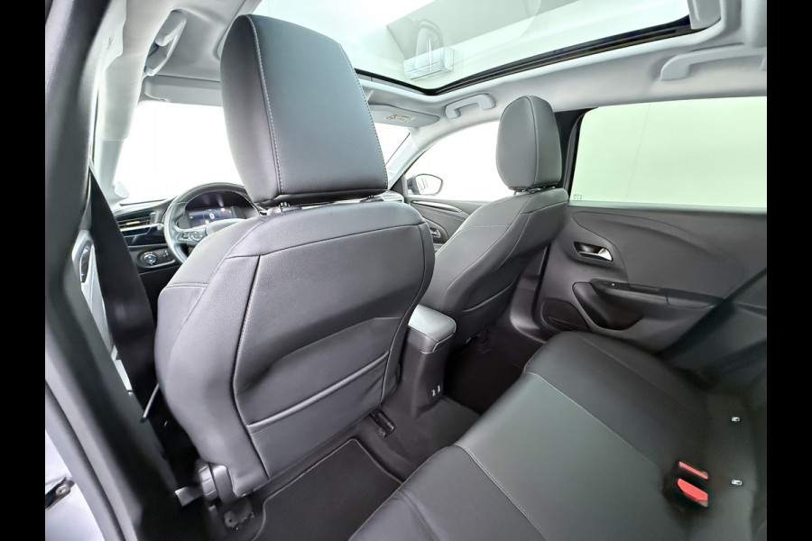 Opel CORSA-E Elegance 50kWh SOH 91% Panoramadak Adap.Cruise Warmtepomp 360°Camera Navi Ecc Apple Carplay Android Auto Pdc Lane Assist Lmv Privacy Glas Regen-Lichtsensor Led Keyless Zeer complete en keurig onderhouden Electrische Opel Corsa