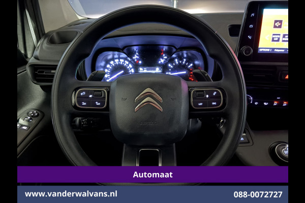 Citroën Berlingo 1.5 BlueHDI 131pk Automaat L1H1 Inrichting Euro6 Airco | 3-Zits | Apple Carplay | Cruisecontrol Android Auto, Parkeersensoren, bijrijdersbank