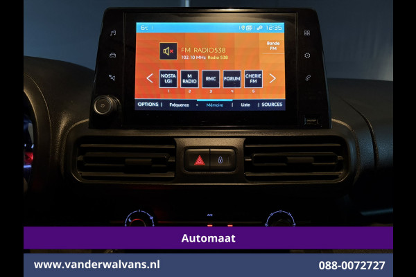 Citroën Berlingo 1.5 BlueHDI 131pk Automaat L1H1 Inrichting Euro6 Airco | 3-Zits | Apple Carplay | Cruisecontrol Android Auto, Parkeersensoren, bijrijdersbank