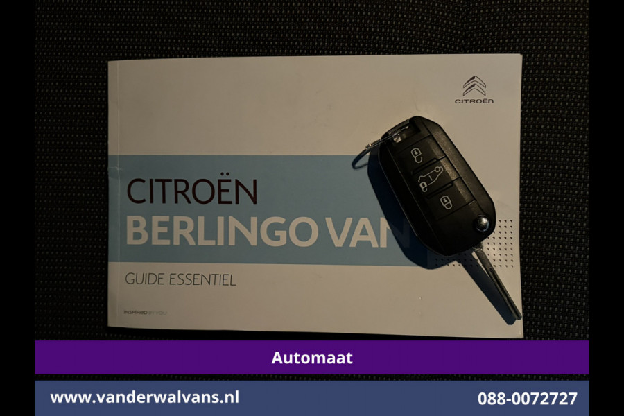 Citroën Berlingo 1.5 BlueHDI 131pk Automaat L1H1 Inrichting Euro6 Airco | 3-Zits | Apple Carplay | Cruisecontrol Android Auto, Parkeersensoren, bijrijdersbank