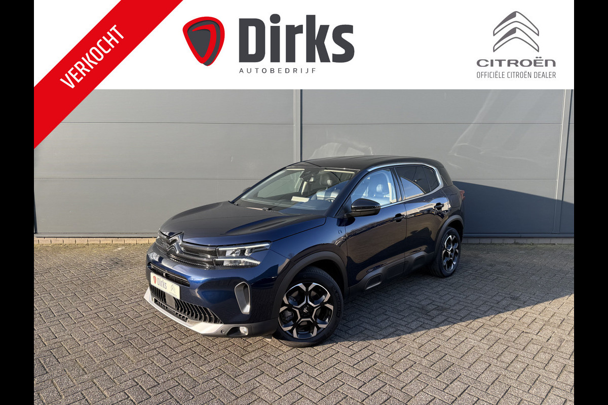 Citroën C5 Aircross 180pk Hybrid Max (Elektrische Klep - Leder incl verwarming/massage/geheugen - 360gr Camera - Adaptieve Cruise Controle - Keyless