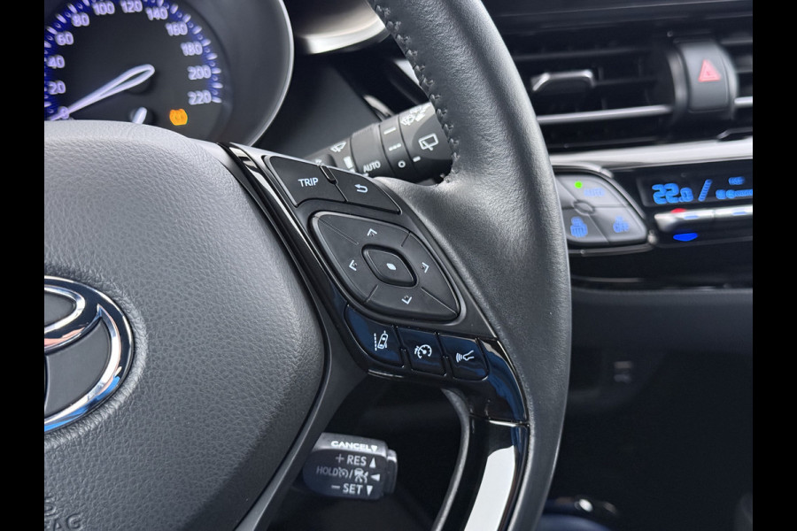 Toyota C-HR 2.0I 184PK Hybrid Automaat Leder Navi Ecc Camera Pdc JBL®-Audio Stoelverwarming Adap.Cruise Launch Edition Apple Carplay Android Auto Elek.Stoelen Lmv 18" Privacy Glas Isofix DAB Miracast™ Led Lane Assist Regen-Lichtsensor 1e Eigenaar Origineel Nederlandse Auto Dealeronderhouden