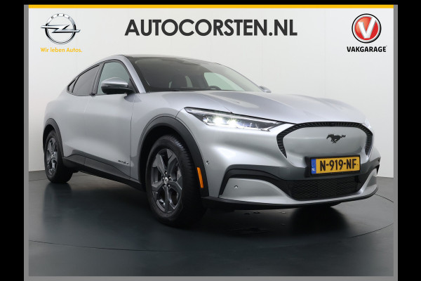 Ford Mustang Mach-E deze RWD 75kWh B&O®-Audio Panoramadak Leer+Elektr+Memory 360°Topview-Camera Adaptive Cruise Apple Carplay 18" Elektr.A-Kl DAB Lane-Assist Keyless-go Autonomous Emergency Braking 1e Eigenaar Origineel Nederlandse Auto