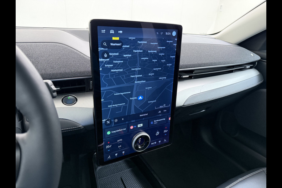 Ford Mustang Mach-E deze RWD 75kWh B&O®-Audio Panoramadak Leer+Elektr+Memory 360°Topview-Camera Adaptive Cruise Apple Carplay 18" Elektr.A-Kl DAB Lane-Assist Keyless-go Autonomous Emergency Braking 1e Eigenaar Origineel Nederlandse Auto