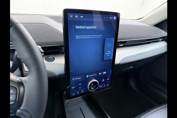 Ford Mustang Mach-E deze RWD 75kWh B&O®-Audio Panoramadak Leer+Elektr+Memory 360°Topview-Camera Adaptive Cruise Apple Carplay 18" Elektr.A-Kl DAB Lane-Assist Keyless-go Autonomous Emergency Braking 1e Eigenaar Origineel Nederlandse Auto