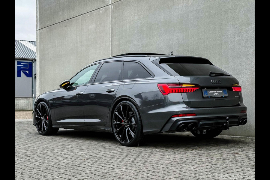 Audi A6 Avant 55TFSI e 367pk Quattro Competition S Edition S-Line FACELIFT! Pano|RS-Kuipstoelen+Memory|HUD|360° View|B&O|HD Matrix