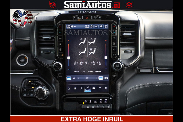 Dodge Ram 1500 LIMITED NIGHT | 5.7 V8 HEMI | HUD | MWK | LUCHTVERING | EERSTE EIGENAAR | BOM VOL ALLE OPTIES | CREW CAB DUBBELE CABINE | 5 PERSOONS | DC | 40000 KM | MEEST VOLLE RAM PICK UP |