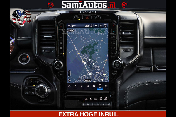 Dodge Ram 1500 LIMITED NIGHT | 5.7 V8 HEMI | HUD | MWK | LUCHTVERING | EERSTE EIGENAAR | BOM VOL ALLE OPTIES | CREW CAB DUBBELE CABINE | 5 PERSOONS | DC | 40000 KM | MEEST VOLLE RAM PICK UP |