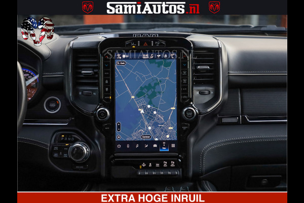 Dodge Ram 1500 LIMITED NIGHT | 5.7 V8 HEMI | HUD | MWK | LUCHTVERING | EERSTE EIGENAAR | BOM VOL ALLE OPTIES | CREW CAB DUBBELE CABINE | 5 PERSOONS | DC | 40000 KM | MEEST VOLLE RAM PICK UP |