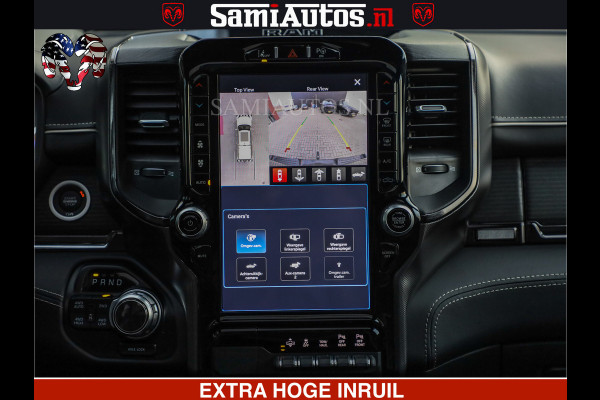 Dodge Ram 1500 LIMITED NIGHT | 5.7 V8 HEMI | HUD | MWK | LUCHTVERING | EERSTE EIGENAAR | BOM VOL ALLE OPTIES | CREW CAB DUBBELE CABINE | 5 PERSOONS | DC | 40000 KM | MEEST VOLLE RAM PICK UP |