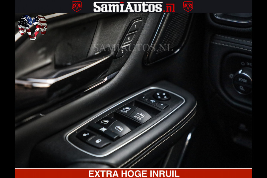 Dodge Ram 1500 LIMITED NIGHT | 5.7 V8 HEMI | HUD | MWK | LUCHTVERING | EERSTE EIGENAAR | BOM VOL ALLE OPTIES | CREW CAB DUBBELE CABINE | 5 PERSOONS | DC | 40000 KM | MEEST VOLLE RAM PICK UP |