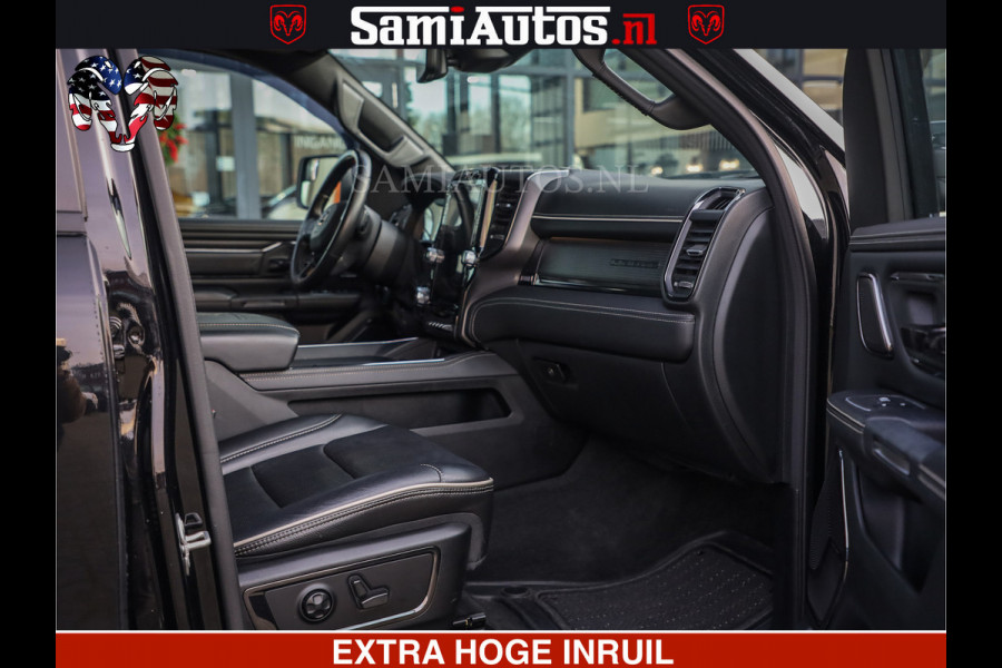 Dodge Ram 1500 LIMITED NIGHT | 5.7 V8 HEMI | HUD | MWK | LUCHTVERING | EERSTE EIGENAAR | BOM VOL ALLE OPTIES | CREW CAB DUBBELE CABINE | 5 PERSOONS | DC | 40000 KM | MEEST VOLLE RAM PICK UP |