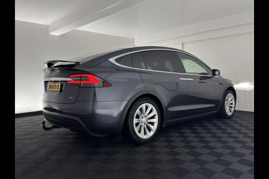 Tesla Model X 75D Base [ 7-Pers. ] Aut. *PANO-WINDOW | AUTOPILOT | LEATHER | TOPVIEW | NAVI-FULLMAP | FULL-LED | AIRSUSPENSION | DIGI-COCKPIT | KEYLESS | CAMERA | DAB+ | HEATED-COMFORTSEATS | 20''ALU*