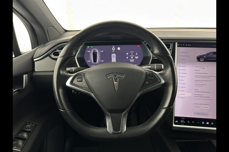 Tesla Model X 75D Base [ 7-Pers. ] Aut. *PANO-WINDOW | AUTOPILOT | LEATHER | TOPVIEW | NAVI-FULLMAP | FULL-LED | AIRSUSPENSION | DIGI-COCKPIT | KEYLESS | CAMERA | DAB+ | HEATED-COMFORTSEATS | 20''ALU*