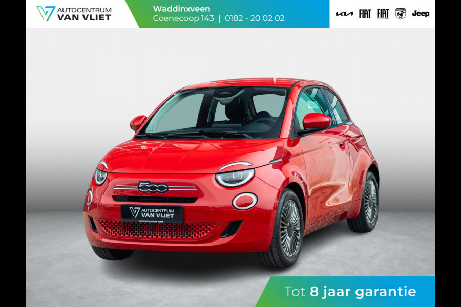 Fiat 500 Hybrid Torino Launch Edition | Private Lease € 379,- | New | Clima | Carplay | PDC | Priv Glass | Rosso Passione