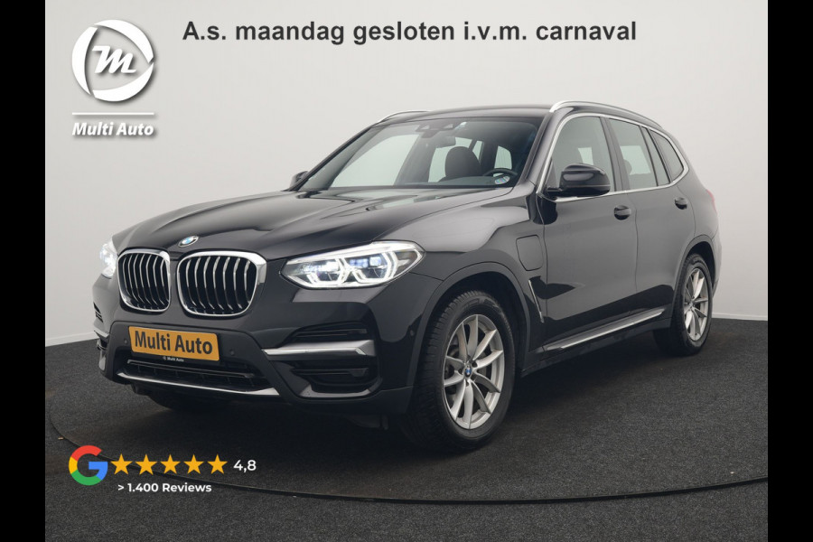 BMW X3 xDrive30e Luxury Line Plug In Hybrid 293pk Dealer O.H. PHEV | Trekhaak Af Fabriek | Camera | Adaptief Onderstel | Lederen Sportstoelen Memory & Verwarmd | Hifi Sound | Sfeerverlichting | Blis | Apple Carplay | Keyless | Navigatie | DAB |