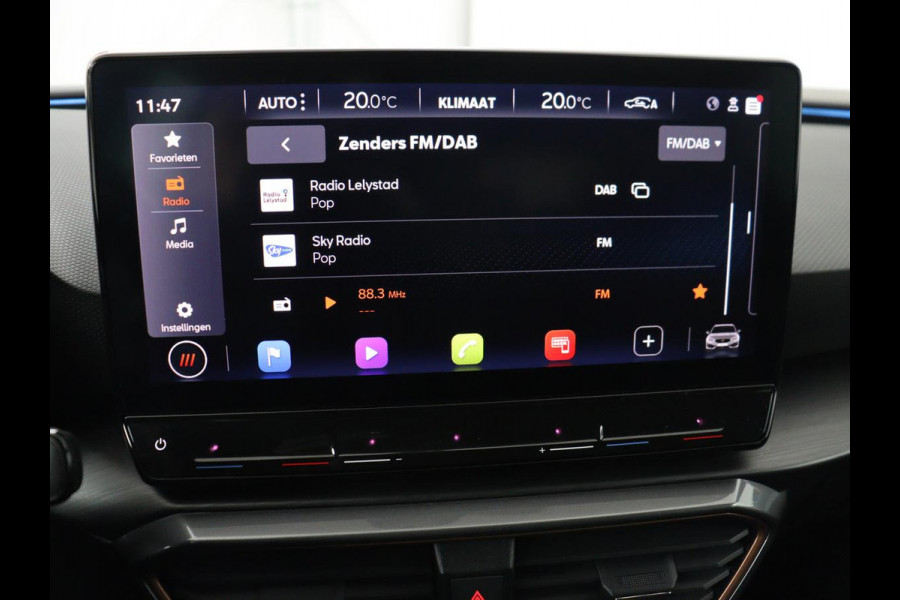 CUPRA Leon 1.4 e-Hybrid VZ Business | 245pk | Origineel NL | Trekhaak | Stuurverwarming |  Carplay | Adaptive cruise | Sfeerverlichting | Navigatie | Parkeerhulp | Keyless | PHEV | Plug In