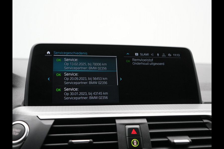 BMW X3 xDrive30e M Sport Plug In Hybrid 293pk Dealer O.H. PHEV | Head Up | 360 Camera | Lederen Sportstoelen Verwarmd | Sfeerverlichting | Keyless | Blis | Virtual | Navigatie | DAB | Cruise Control | Carbon Schwarz Metallic |