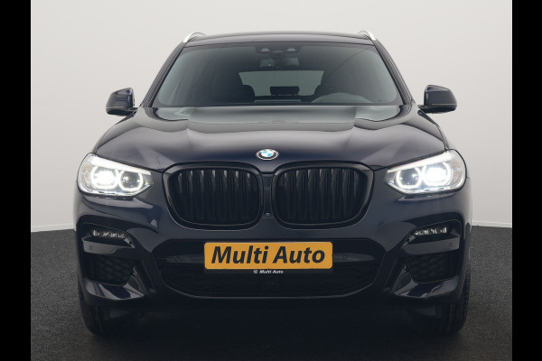 BMW X3 xDrive30e M Sport Plug In Hybrid 293pk Dealer O.H. PHEV | Head Up | 360 Camera | Lederen Sportstoelen Verwarmd | Sfeerverlichting | Keyless | Blis | Virtual | Navigatie | DAB | Cruise Control | Carbon Schwarz Metallic |