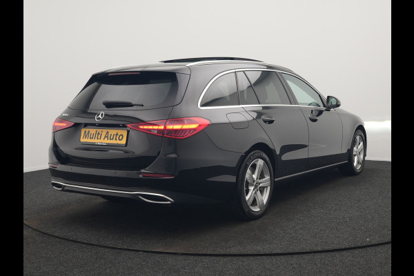 Mercedes-Benz C-Klasse Estate 300 e Avantgarde Plug In Hybrid 313pk Dealer O.H. PHEV | Panodak | 360 Camera | Lederen Sportstoelen & Stuur Verwarmd | Sfeerverlichting | Apple Carplay | Blis | Navigatie | Cruise Control | Virtual | DAB |