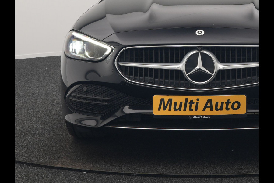 Mercedes-Benz C-Klasse Estate 300 e Avantgarde Plug In Hybrid 313pk Dealer O.H. PHEV | Panodak | 360 Camera | Lederen Sportstoelen & Stuur Verwarmd | Sfeerverlichting | Apple Carplay | Blis | Navigatie | Cruise Control | Virtual | DAB |