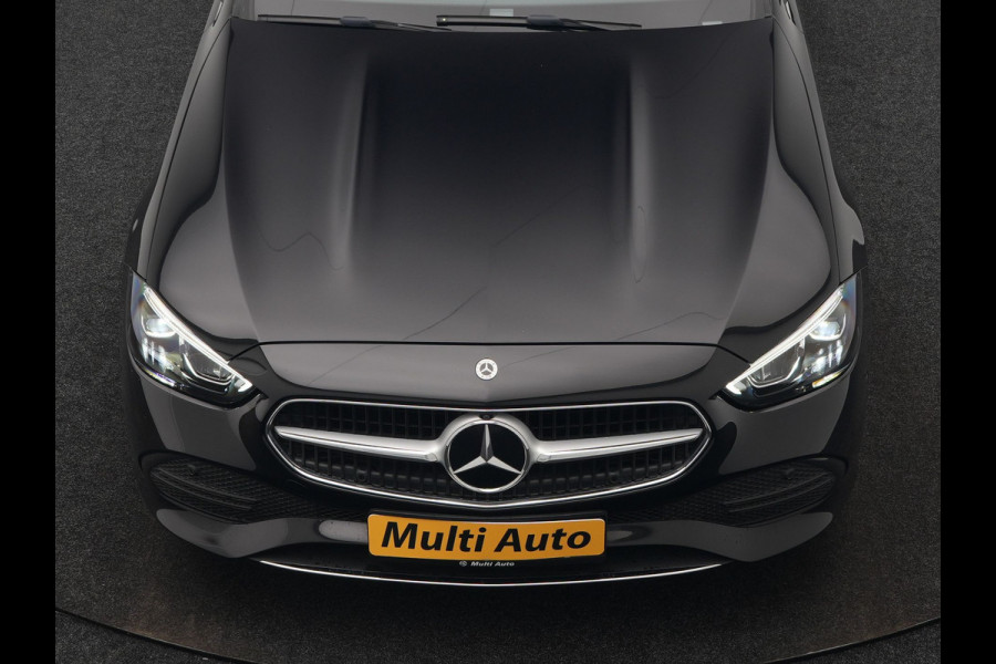 Mercedes-Benz C-Klasse Estate 300 e Avantgarde Plug In Hybrid 313pk Dealer O.H. PHEV | Panodak | 360 Camera | Lederen Sportstoelen & Stuur Verwarmd | Sfeerverlichting | Apple Carplay | Blis | Navigatie | Cruise Control | Virtual | DAB |