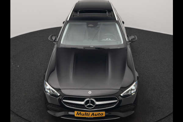 Mercedes-Benz C-Klasse Estate 300 e Avantgarde Plug In Hybrid 313pk Dealer O.H. PHEV | Panodak | 360 Camera | Lederen Sportstoelen & Stuur Verwarmd | Sfeerverlichting | Apple Carplay | Blis | Navigatie | Cruise Control | Virtual | DAB |