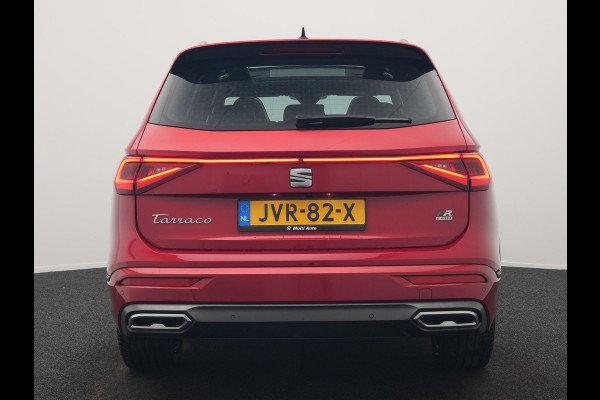 Seat Tarraco 1.4 TSI e-Hybrid FR Plug In Hybrid 245pk PHEV | Trekhaak Af Fabriek | Panodak | Adaptive Cruise | 360 Camera | Alcantara Sportstoelen Memory & Verwarmd | Sfeerverlichting | Stuur Verwarmd | Apple Carplay | Keyless | Blis | D