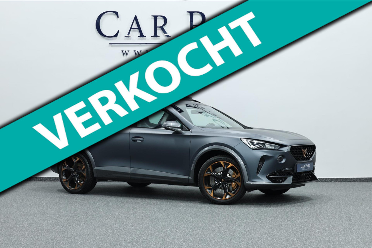 CUPRA Formentor 2.0 TSI 4DRIVE 310+PK MATT/LED/VIRTUAL/SFEER/PANO/STUUR+S.VERWARMING+MEMORY/19"/KEYLESS/CAM/ACC/12 MDN GARANTIE