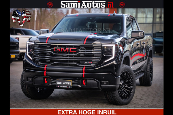 GMC Sierra AT4 6.2 V8 | VIRTUAL COCKPIT | BOM VOL | DC | LPG | RAM DEALER NEDERLAND | Dubbele Cabine met Royale 5 Zitplaatsen | BPM vrij | Nu Leverbaar uit Voorraad | Voorraad Nr 238940 |