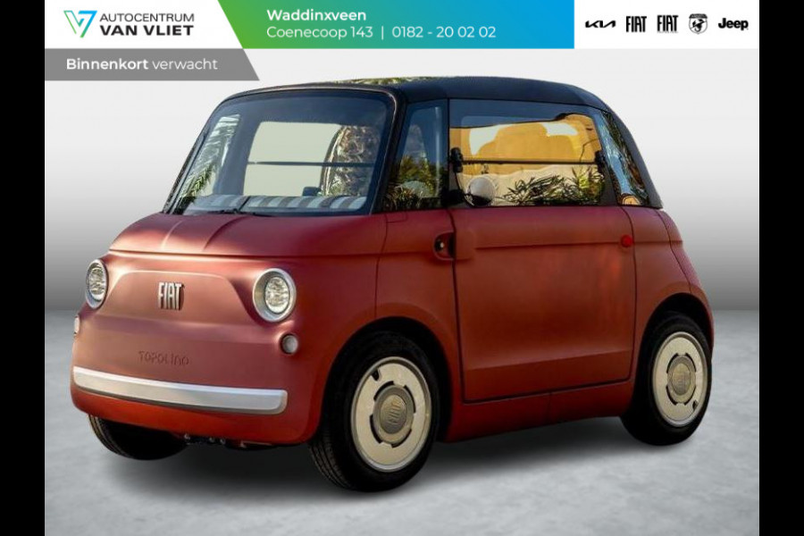 Fiat TOPOLINO Base | Rosso Corallo | Private Lease € 175,-* | Actieradius 75km | Rijklaar