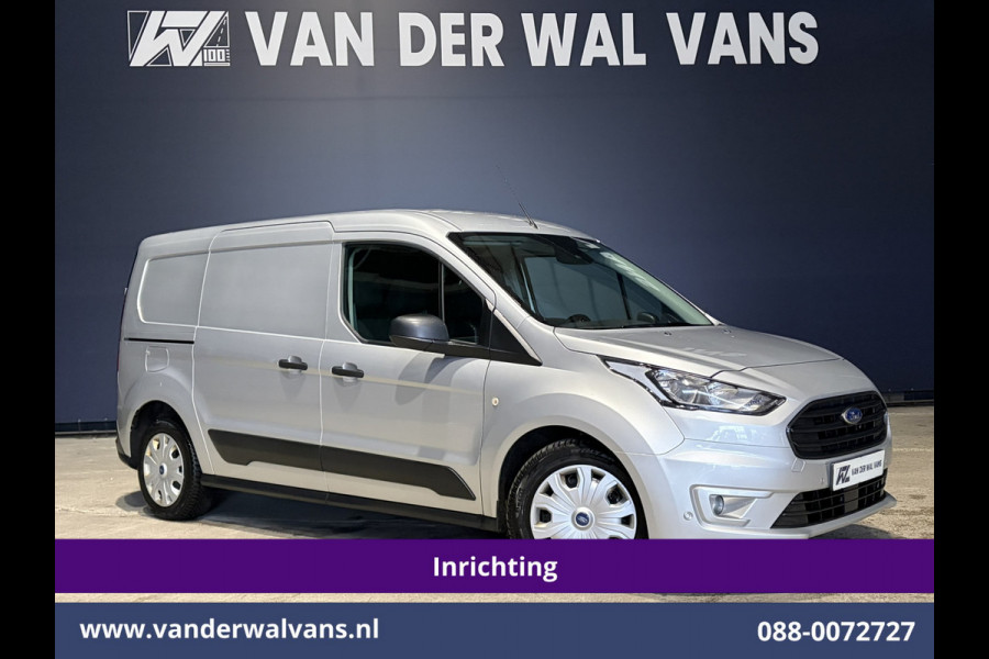 Ford Transit Connect 1.5 EcoBlue 120pk L2H1 Inrichting Euro6 Airco | 3-Zits | Camera | Navigatie | Cruisecontrol | Android Auto Stoelverwarming, Verwarmde voorruit, 1500kg Trekhaak, Parkeersensoren, Bijrijdersbank