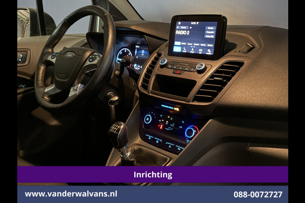 Ford Transit Connect 1.5 EcoBlue 120pk L2H1 Inrichting Euro6 Airco | 3-Zits | Camera | Navigatie | Cruisecontrol | Android Auto Stoelverwarming, Verwarmde voorruit, 1500kg Trekhaak, Parkeersensoren, Bijrijdersbank