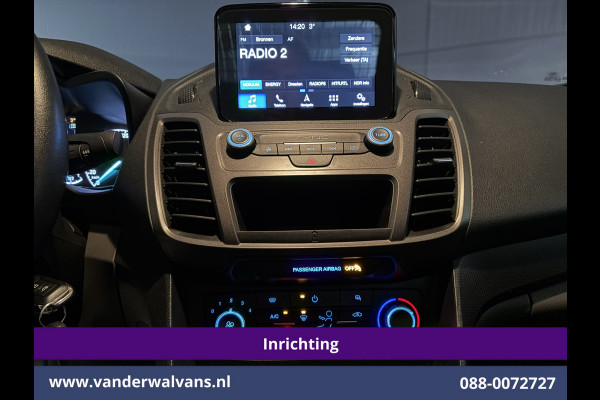 Ford Transit Connect 1.5 EcoBlue 120pk L2H1 Inrichting Euro6 Airco | 3-Zits | Camera | Navigatie | Cruisecontrol | Android Auto Stoelverwarming, Verwarmde voorruit, 1500kg Trekhaak, Parkeersensoren, Bijrijdersbank