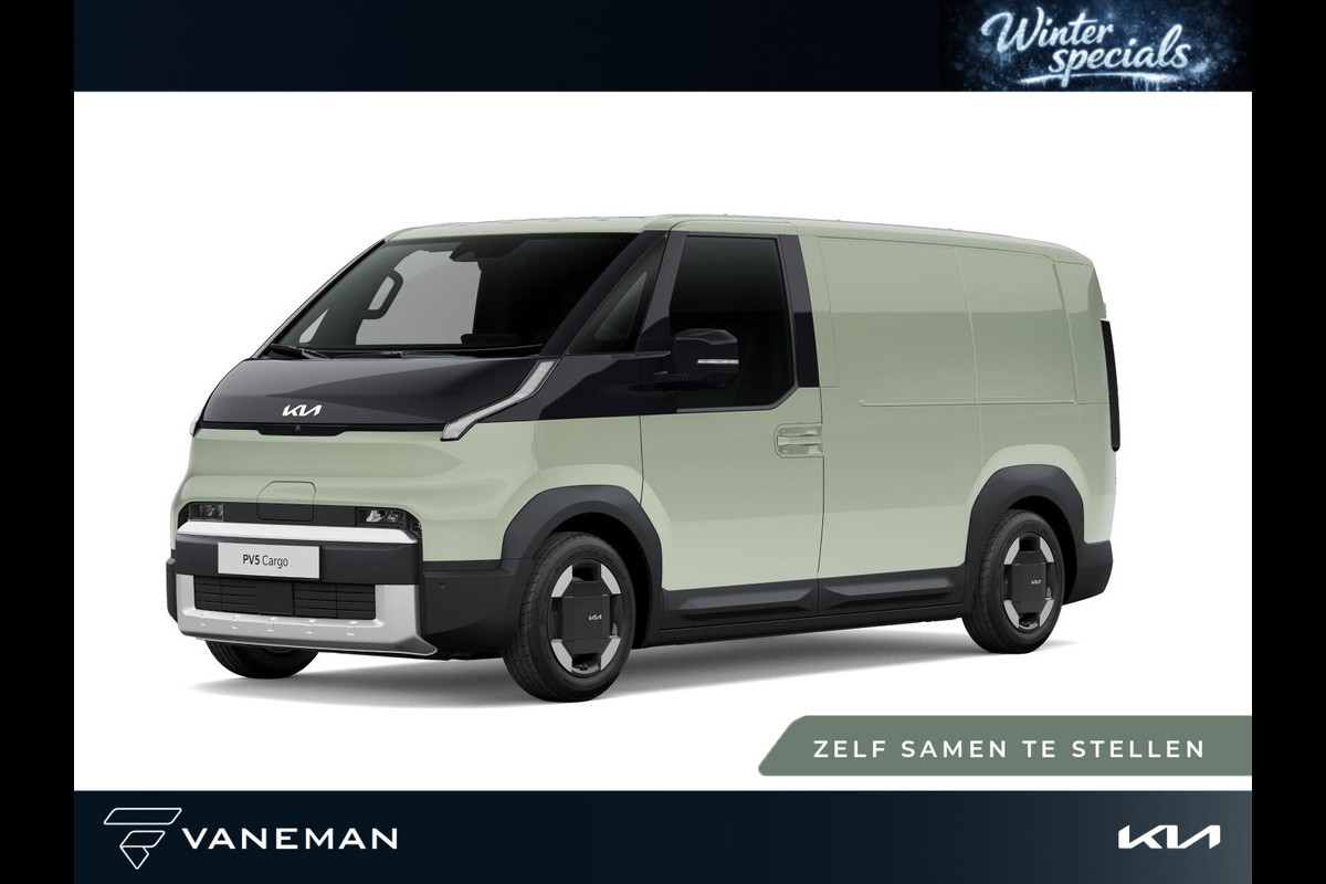 Kia PV5 L2H1 Plus 71.2 kWh | Cruise control adaptief | Gratis batterijupgrade | € 2.500,- accessoires of 2.99% rente op financiering | Zelf samenstellen