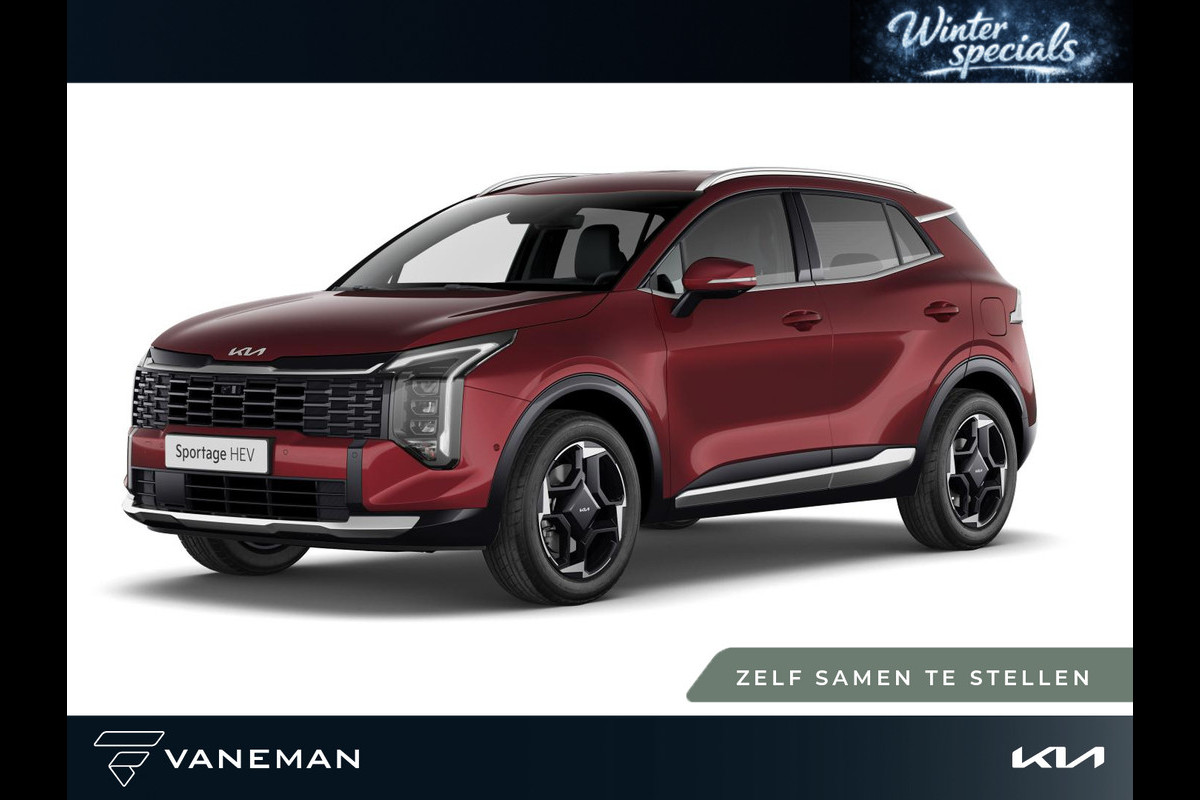 Kia Sportage 1.6 T-GDi Hybrid DynamicLine | Buitensp.elektr.verstel -verwarmb.+inklapbaar | Zelf samenstellen