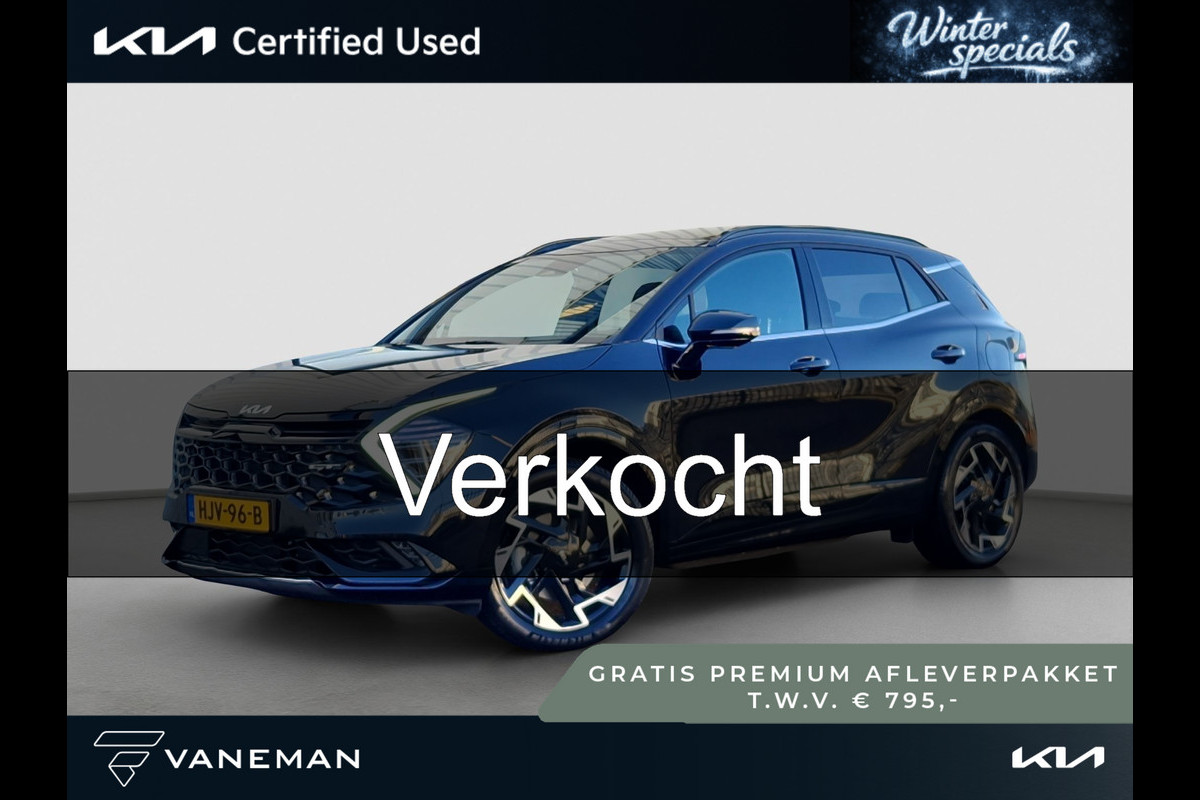 Kia Sportage 1.6 T-GDi Plug-in Hybrid AWD GT-Line | Elektr. Stoelen | Schuif/Kanteldak | Adapt. Cruise | Carplay/Android Auto |