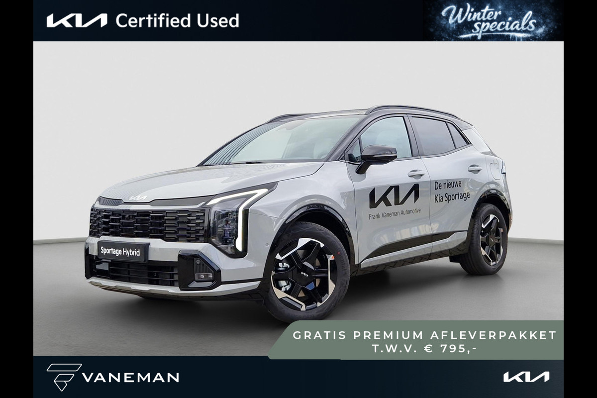Kia Sportage 1.6 T-GDi Hybrid GT-PlusLine | Stoelventilatie | Dodehoek Camera | Harman Kardon | Pano | Key-Less |